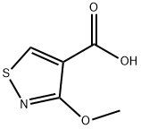 4-Isothiazolecarboxylic acid, 3-methoxy- Structure