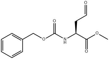 Butanoic acid, 4-oxo-2-[[(phenylmethoxy)carbonyl]amino]-, methyl ester, (2S)- Structure