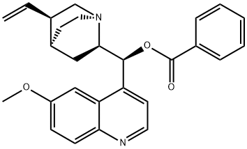 (9S)-9-benzoate-6'-methoxy-Cinchonan-9-ol 구조식 이미지