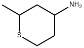 2H-Thiopyran-4-amine, tetrahydro-2-methyl- 구조식 이미지