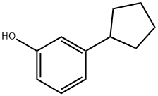 3-cyclopentylphenol 구조식 이미지