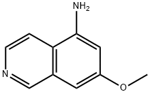 5-Isoquinolinamine, 7-methoxy- 구조식 이미지