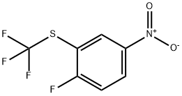 1-Fluoro-4-nitro-2-trifluoromethylsulfanyl-benzene Structure