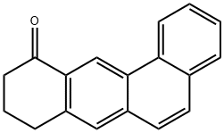 Benz[a]anthracen-11(8H)-one, 9,10-dihydro- Structure