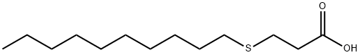 3-(decylthio)propanoic acid Structure