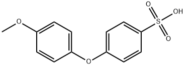 4-(4-methoxyphenoxy)benzenesulfonic acid Structure