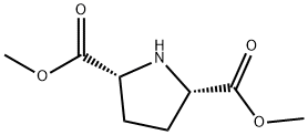 2,5-Pyrrolidinedicarboxylic acid, 2,5-dimethyl ester, (2R,5S)- Structure