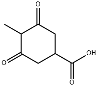 Cyclohexanecarboxylic acid, 4-methyl-3,5-dioxo- 구조식 이미지