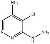 5-chloro-6-hydrazinylpyridazin-4-amine Structure