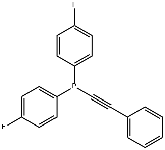 (Bis(4-fluorophenyl)phosphino)phenylacetylene Structure