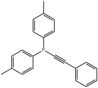 (di-p-tolylphosphino)phenylacetylene Structure