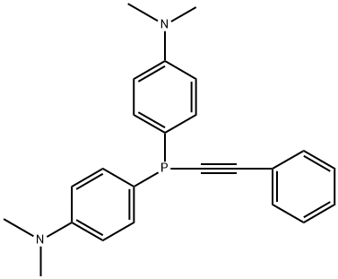 (bis(4-dimethylaminophenyl)phosphino)phenylacetylene Structure