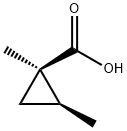 Cyclopropanecarboxylic acid, 1,2-dimethyl-, cis- (9CI) Structure