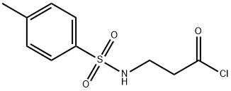 Propanoyl chloride, 3-[[(4-methylphenyl)sulfonyl]amino]- 구조식 이미지