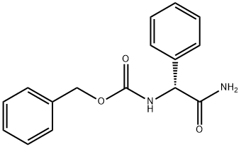 Carbamic acid, N-[(1R)-2-amino-2-oxo-1-phenylethyl]-, phenylmethyl ester Structure