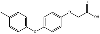 Acetic acid, 2-[4-(4-methylphenoxy)phenoxy]- Structure