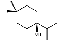 1,4-Cyclohexanediol, 1-methyl-4-(1-methylethenyl)-, trans- 구조식 이미지