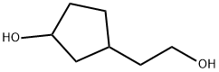 Cyclopentaneethanol, 3-hydroxy- 구조식 이미지