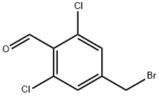Benzaldehyde, 4-(bromomethyl)-2,6-dichloro- Structure