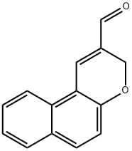 3H-Naphtho[2,1-b]pyran-2-carboxaldehyde 구조식 이미지