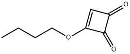 3-Cyclobutene-1,2-dione, 3-butoxy- Structure