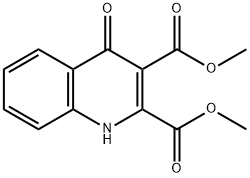 dimethyl 4-oxo-1,4-dihydroquinoline-2,3-dicarboxylate Structure
