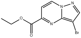 ethyl 3-bromopyrazolo[1,5-a]pyrimidine-5-carboxylate Structure