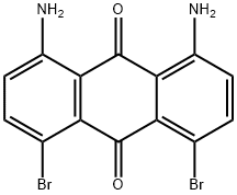 9,10-Anthracenedione, 1,8-diamino-4,5-dibromo- 구조식 이미지
