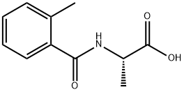 L-Alanine, N-(2-methylbenzoyl)- Structure