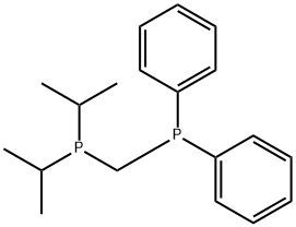 (Diisopropylphosphino)(Diphenylphosphino)methane 구조식 이미지