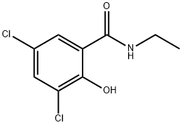 Benzamide, 3,5-dichloro-N-ethyl-2-hydroxy- Structure