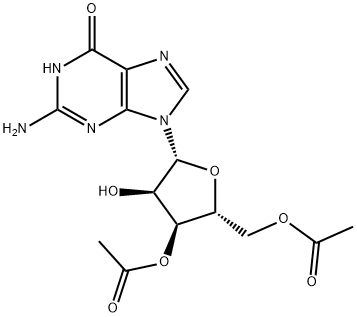 Guanosine, 3',5'-diacetate Structure