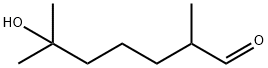 Heptanal, 6-hydroxy-2,6-dimethyl- Structure