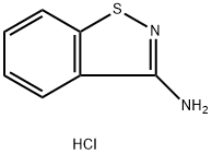 1,2-Benzisothiazol-3-amine, hydrochloride (1:1) Structure