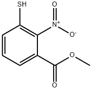 Benzoic acid, 3-mercapto-2-nitro-, methyl ester 구조식 이미지