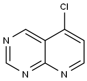 5-Chloropyrido[2,3-d]pyrimidine 구조식 이미지