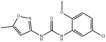 Urea, N-(5-chloro-2-Methoxyphenyl)-N'-( Structure