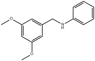 Benzenemethanamine, 3,5-dimethoxy-N-phenyl- Structure