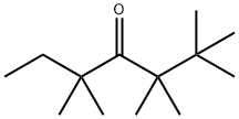 4-Heptanone, 2,2,3,3,5,5-hexamethyl- Structure