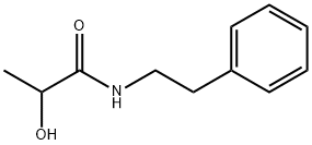 2-hydroxy-N-(2-phenylethyl)propanamide 구조식 이미지