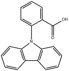 Benzoic acid, 2-(9H-carbazol-9-yl)- Structure