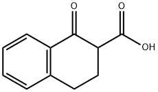 2-Naphthalenecarboxylic acid, 1,2,3,4-tetrahydro-1-oxo- Structure