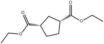 1,3-Cyclopentanedicarboxylic acid, diethyl ester, cis- (9CI) 구조식 이미지
