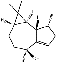 1H-Cycloprop[e]azulen-4-ol, 1a,2,3,4,6,7,7a,7b-octahydro-1,1,4,7-tetramethyl-, (1aR,4S,7R,7aS,7bR)- Structure