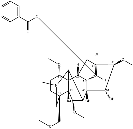 Benzoylhypacoitine Structure