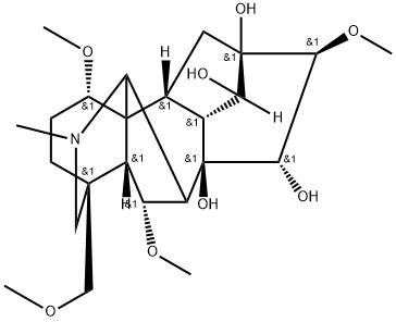 Benzoylhypacoitine Structure