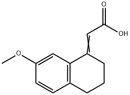 Agomelatine Acetic Acid 구조식 이미지