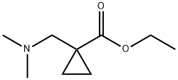 Cyclopropanecarboxylic acid, 1-[(dimethylamino)methyl]-, ethyl ester Structure