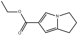 1H-Pyrrolizine-6-carboxylic acid, 2,3-dihydro-, ethyl ester Structure