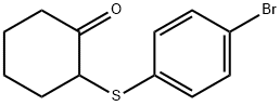 Cyclohexanone, 2-[(4-bromophenyl)thio]- 구조식 이미지